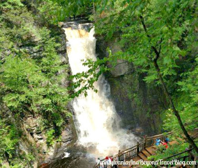 Bushkill Falls in the Pocono Mountains Pennsylvania 
