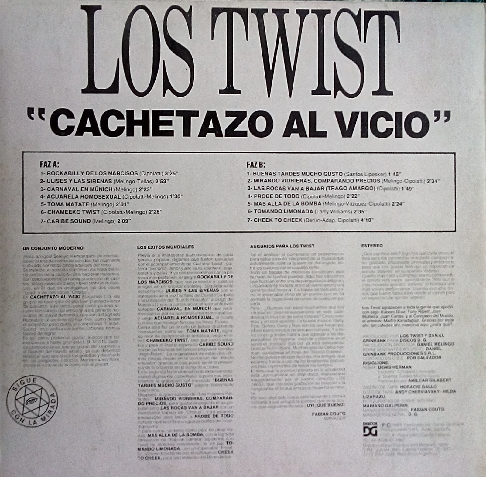 La mejor musica; la ochentosa! LOS TWIST POP ARGENTINA La mejor musica; la ochentosa! LOS TWIST POP ARGENTINA