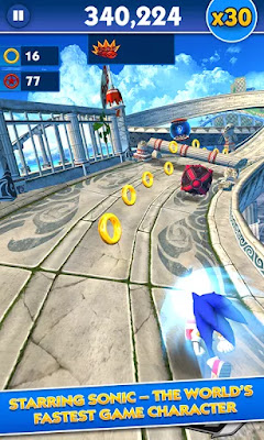 sonic dash sonic dash mod apk indir