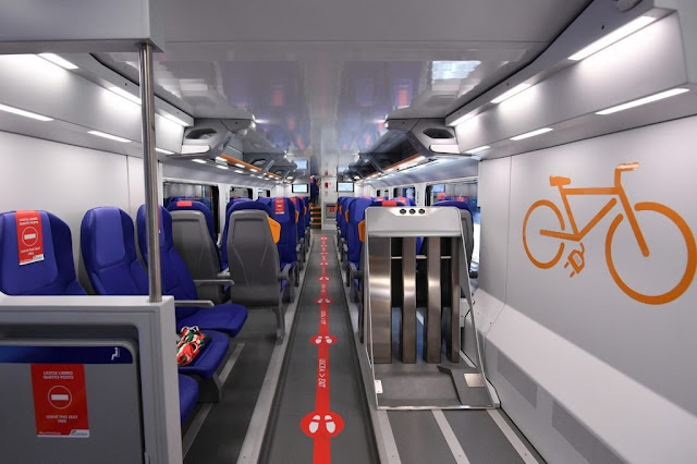 Inaugurato il nuovo treno Rock: è il mezzo di trasporto più ecologico in Italia