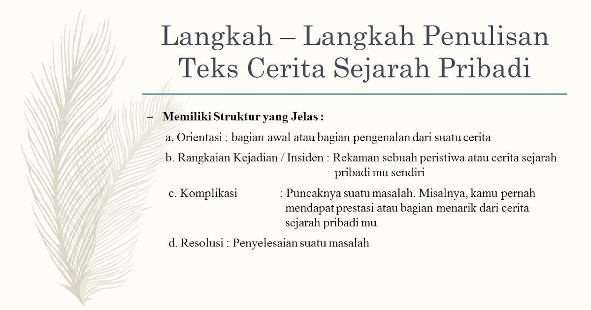 Contoh Teks Cerita Sejarah Pribadi Vigicle Walls