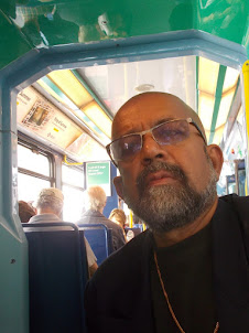 "Selfie" while travelling on a tram in Oslo