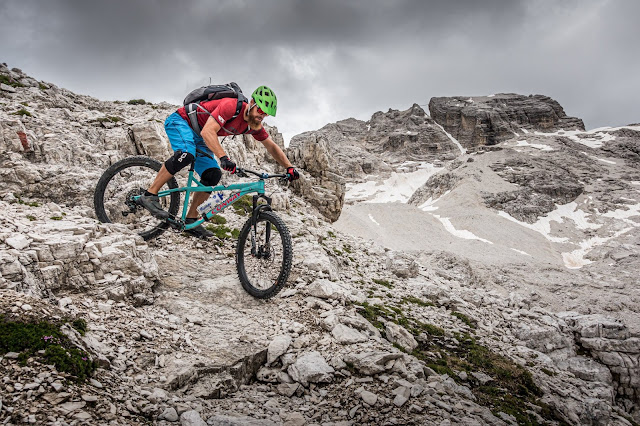 Mountainbike Tour Dolomiten: Cresta Bianca, 2932 m / Monte Cristallo