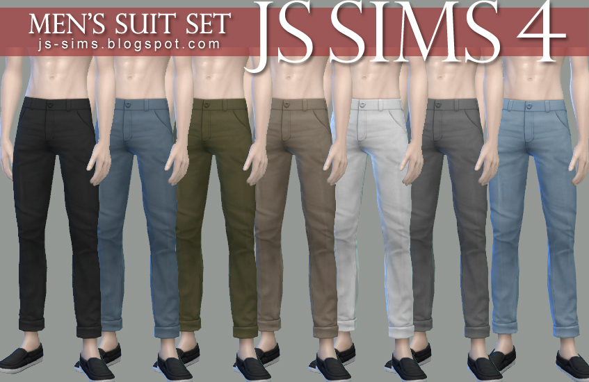 Js Sims 4 Mens Suit Set