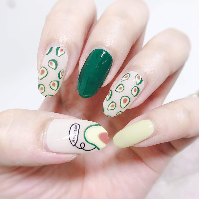 Avocado on my nails KS334 chichicho