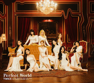 TWICE japanese third album, Perfect World details CD DVD tracklist info album TWICE tema 2021 Jepang lyrics