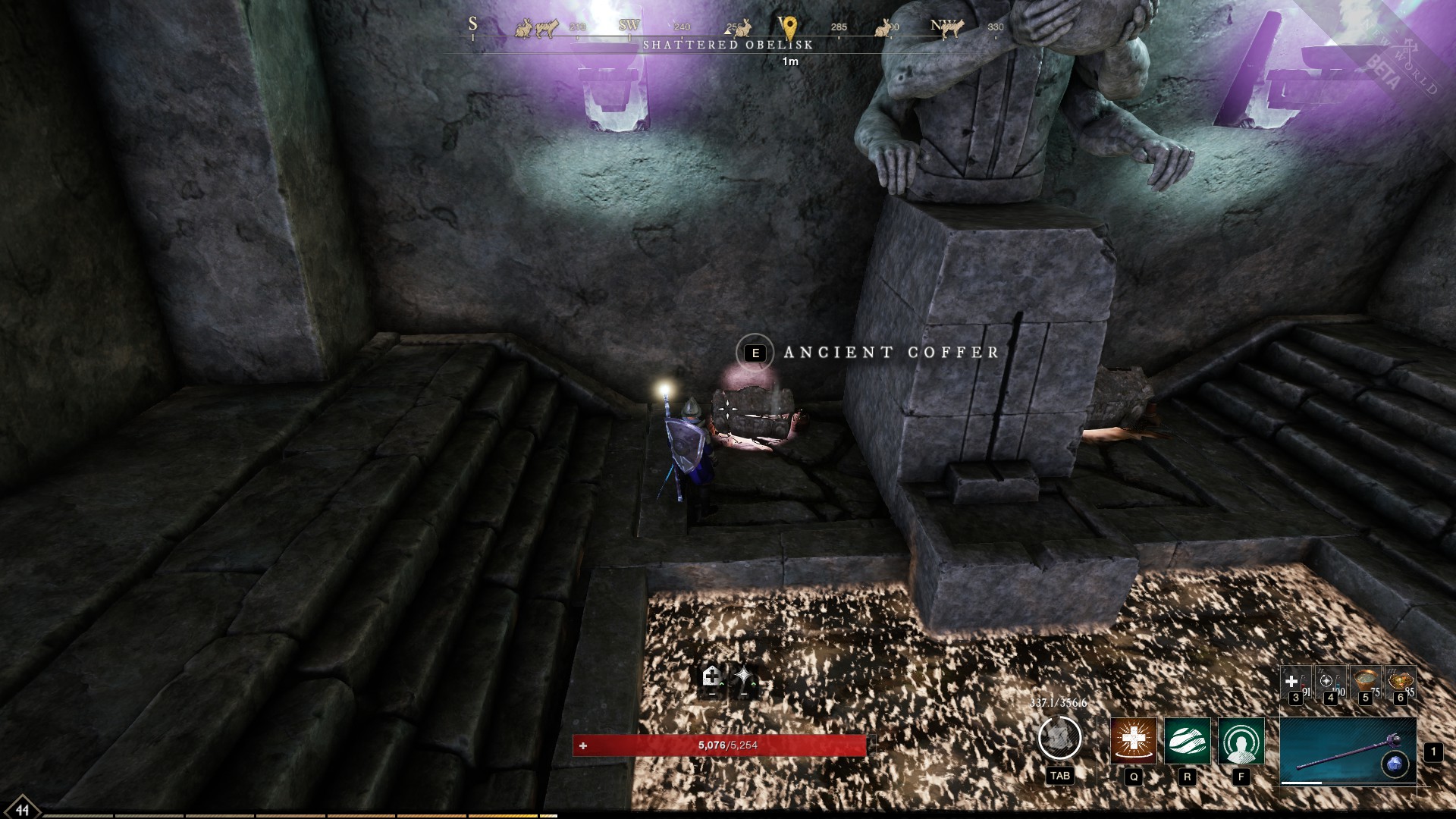 New World Shattered Obelisk chest locations