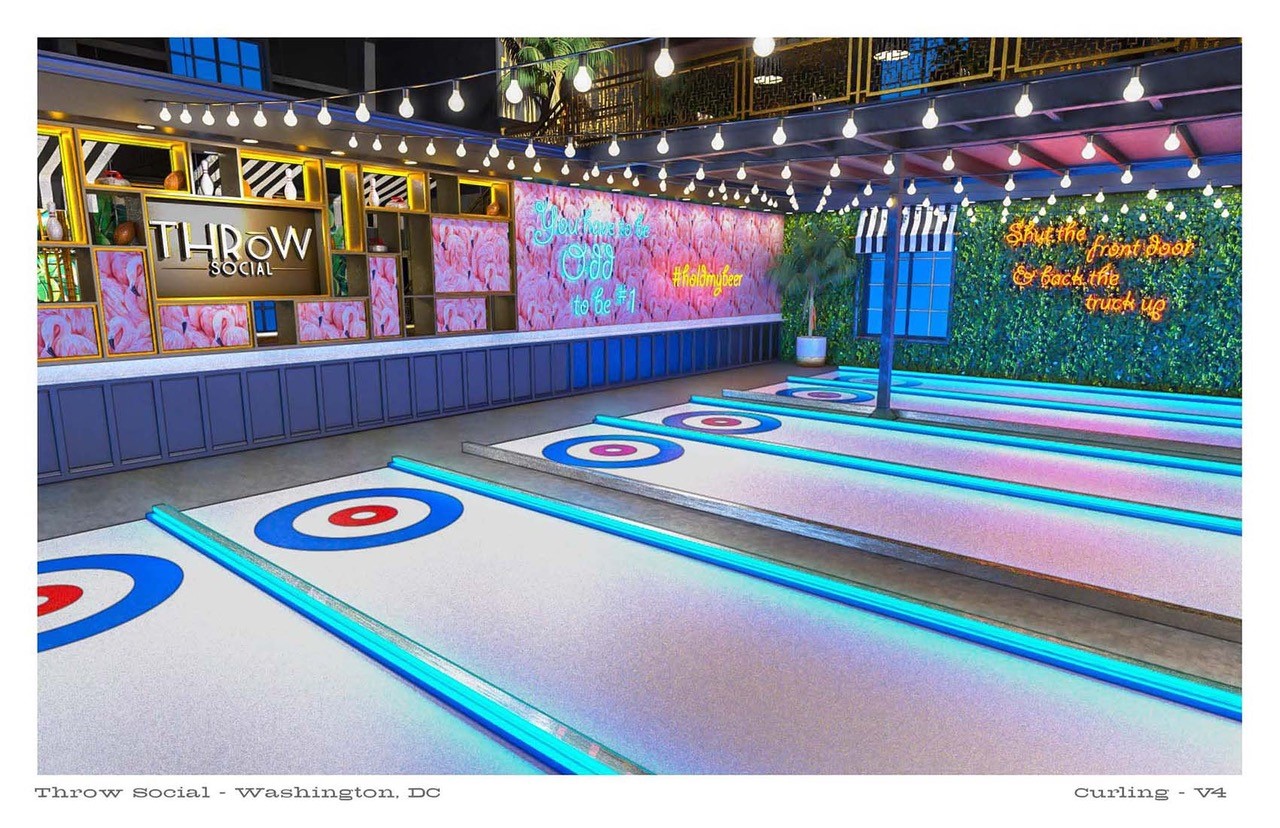 Robert Dyer Bethesda Row THRōW Social DC and Kick Axe Throwing