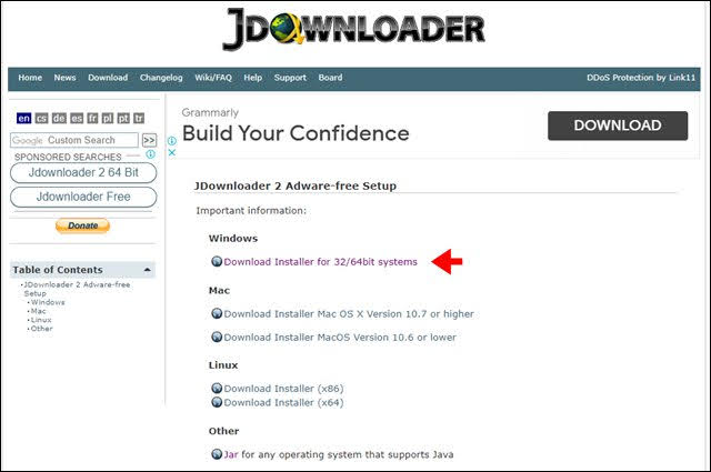 jdownloader 2 adware