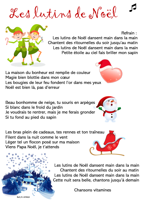 Amiscol: Chansons Lutins de Noël