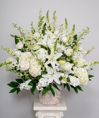 Funeral flower arrangement Vietnam