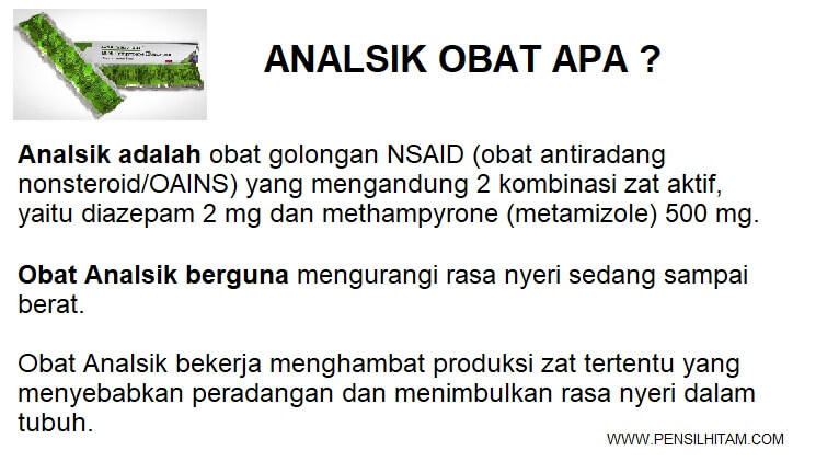 Analsik obat untuk penyakit apa