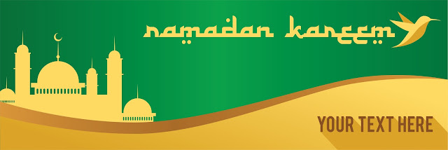Ramadan Kareem Background Spanduk Free