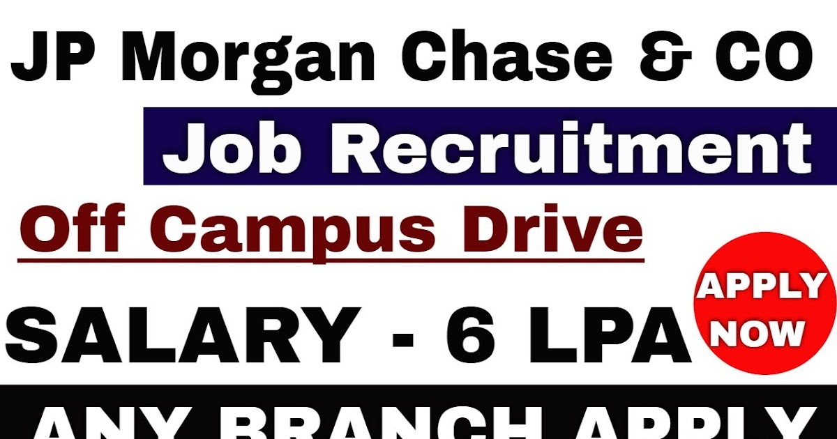 NEW JOBS UPDATES JP HIRING CIB Wholesale Payment Operations