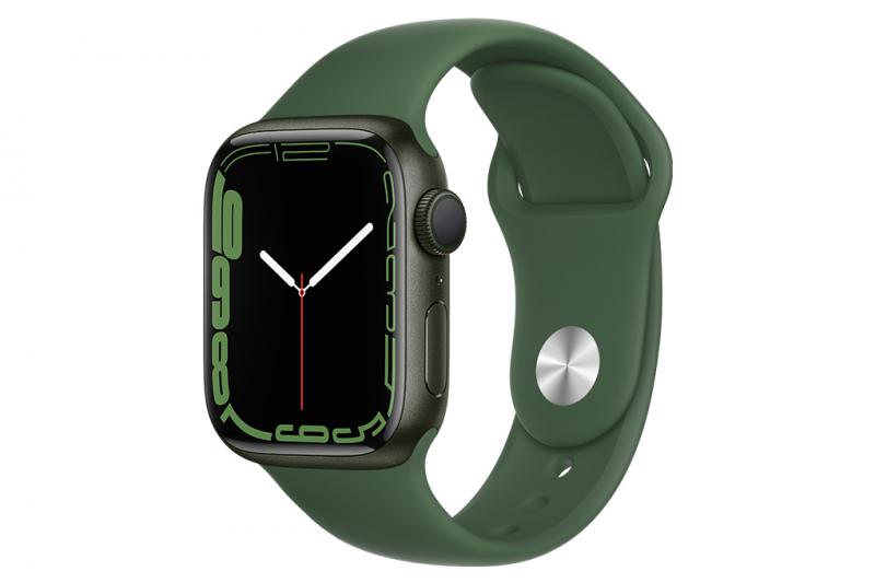 Đồng hồ Apple Watch Series 7 GPS 41mm Green – Viền nhôm, Dây cao su – MKN03VN/A – Hàng chính hãng