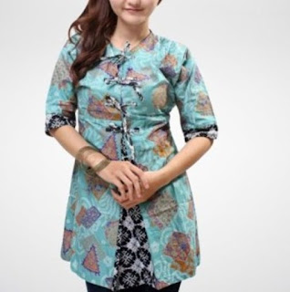 Baju Batik Kerja Wanita Ukuran Besar