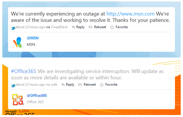 hotmail msn office 365 live com sites down now up 365 msn