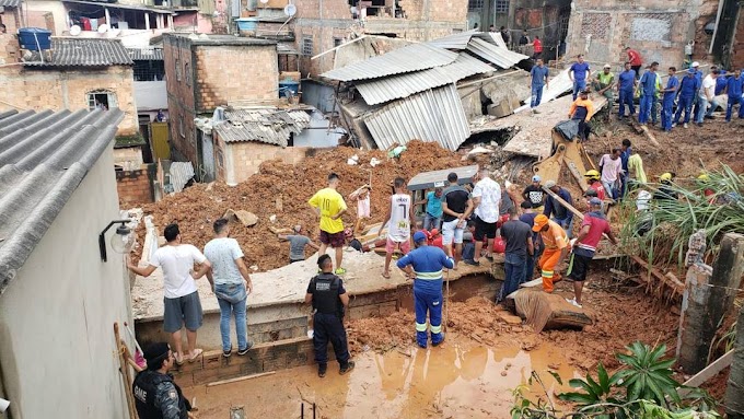 Chuva causa 30 mortes e deixa 911 desabrigados em MG