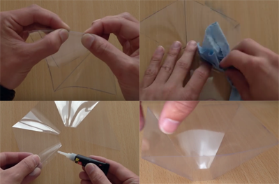  Cara membuat hologram 3d