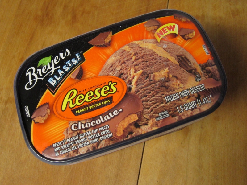 Frozen Friday Breyers Reese's Peanut Butter Cups Chocolate "Ice Cream"