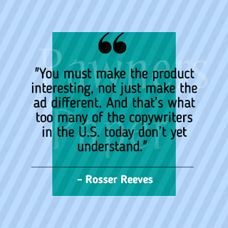 quotes about copywriting Rosser Reeves