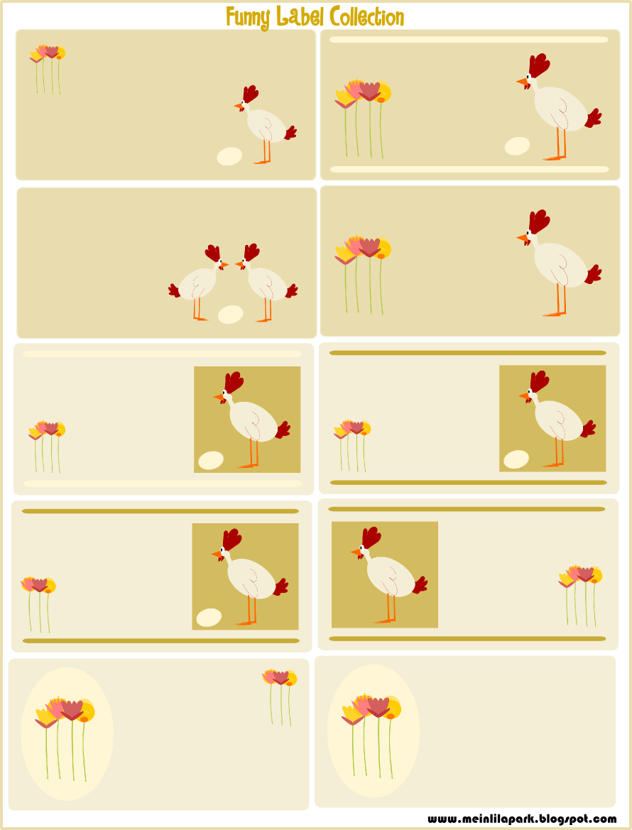 free printable cheerful tag collections - ausdruckbare Etiketten - freebie