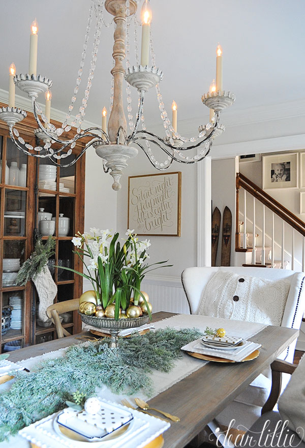 Dear Lillie Farmhouse Holiday Series Our Christmas Dining Room and a
