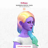 the sims 4 hair color mod pastel the sims 4 hair color mod pastel