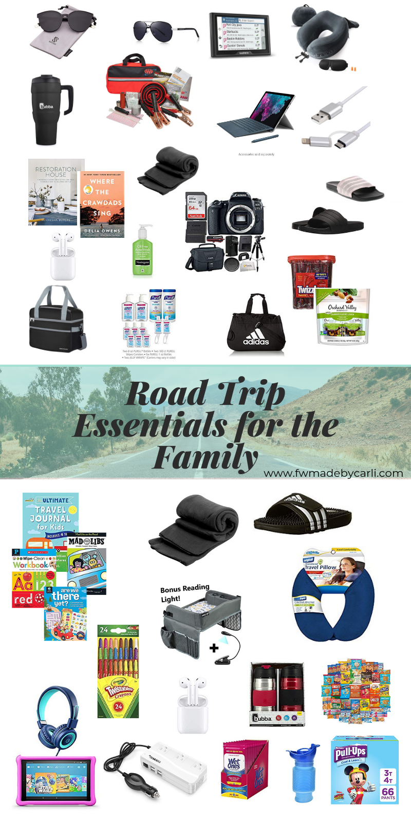 Road Trip Essentials for the Family - Made by Carli
