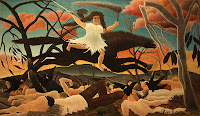 Henri Rousseau 'War or the Cavalcade of Discord' - Dreams & Reality Exhibition, National Museum of Singapore