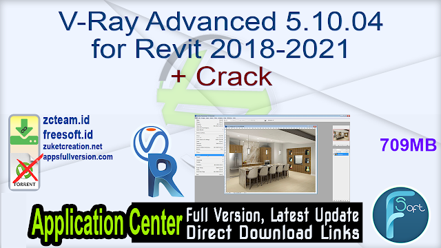 V-Ray Advanced 5.10.04 for Revit 2018-2021 + Crack