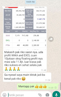 Portofolio Rikopedia dan testimoni member