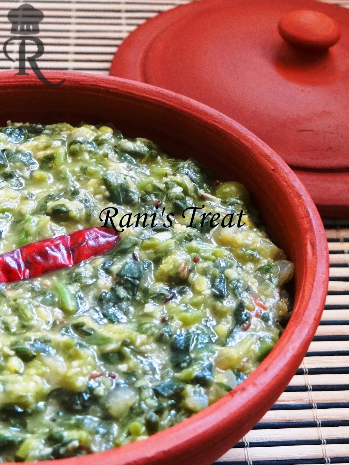 Rani's Treat Mulai Keerai Kootu Amaranth Leaves Kootu Thotakura Kootu