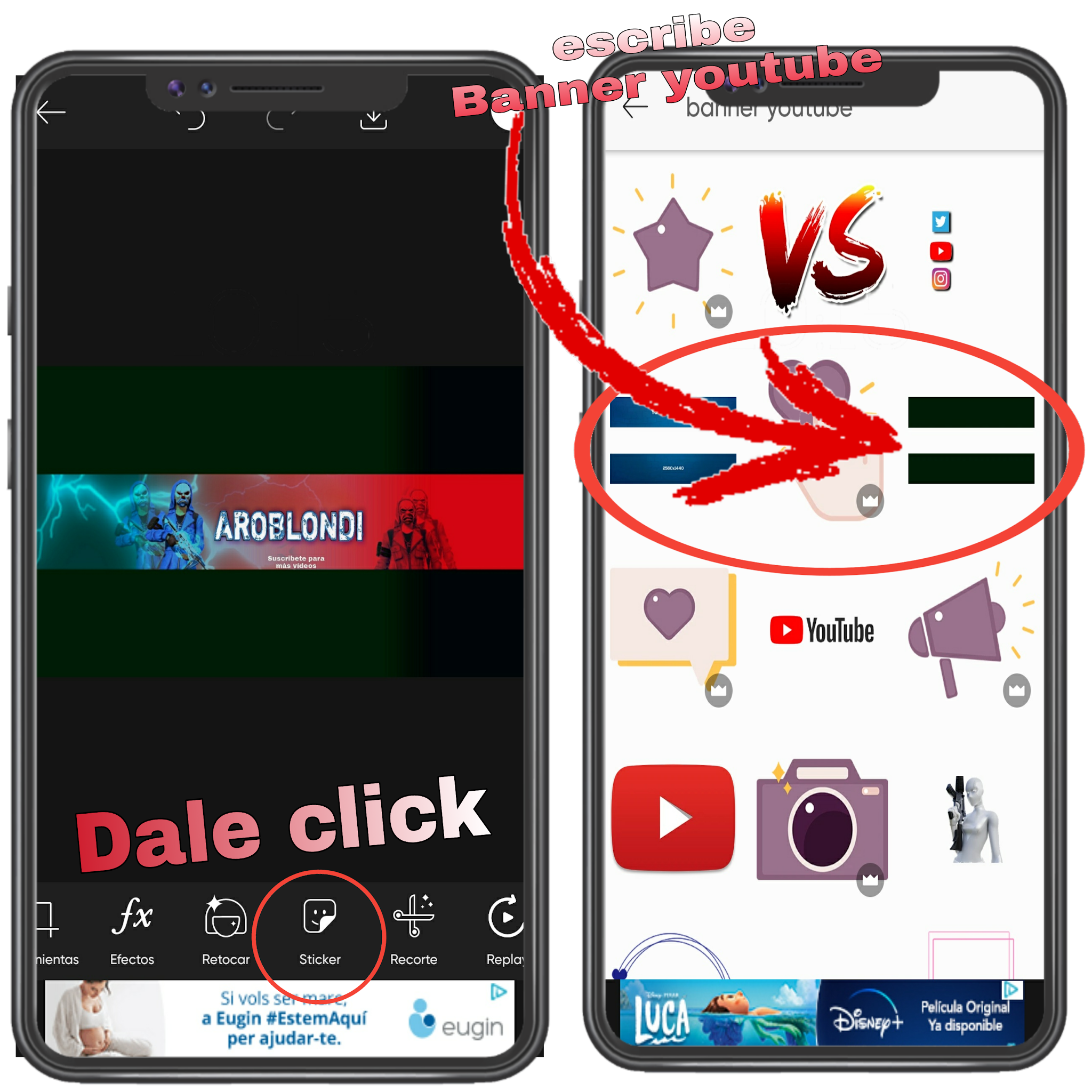 COMO HACER UN BANNER PARA TU CANAL DE YOUTUBE EN ANDROID O IPHONE (picsart)