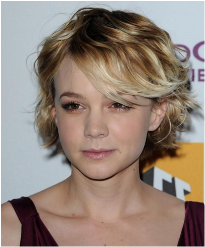 Short cut with side bangs