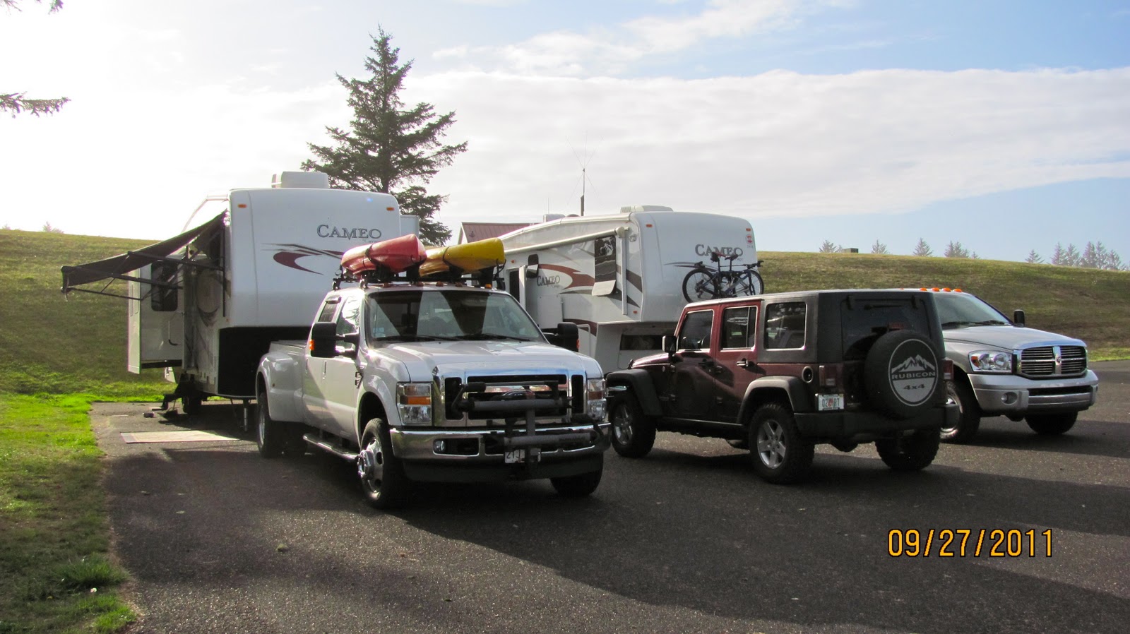 America by RV Travel Day Salt Creek to Warrenton, Oregon Camp Rilea