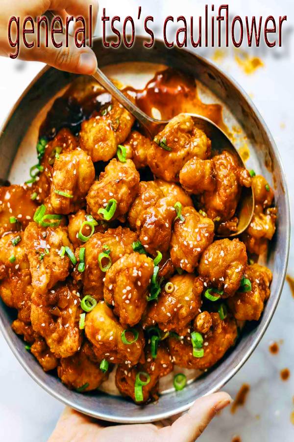 general tso’s cauliflower Masakan Ibu