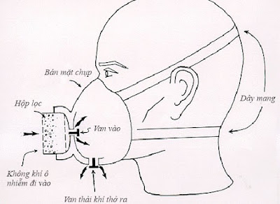 Mặt nạ phòng độc Hàn Quốc Bio Feel K239 - 1 cấu tạo