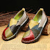 Split Joint Closed Toe Low Heel Shoes