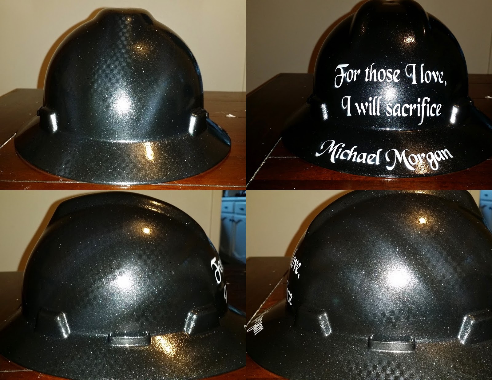 Zimmer DesignZ Custom Paint most recent hard hats