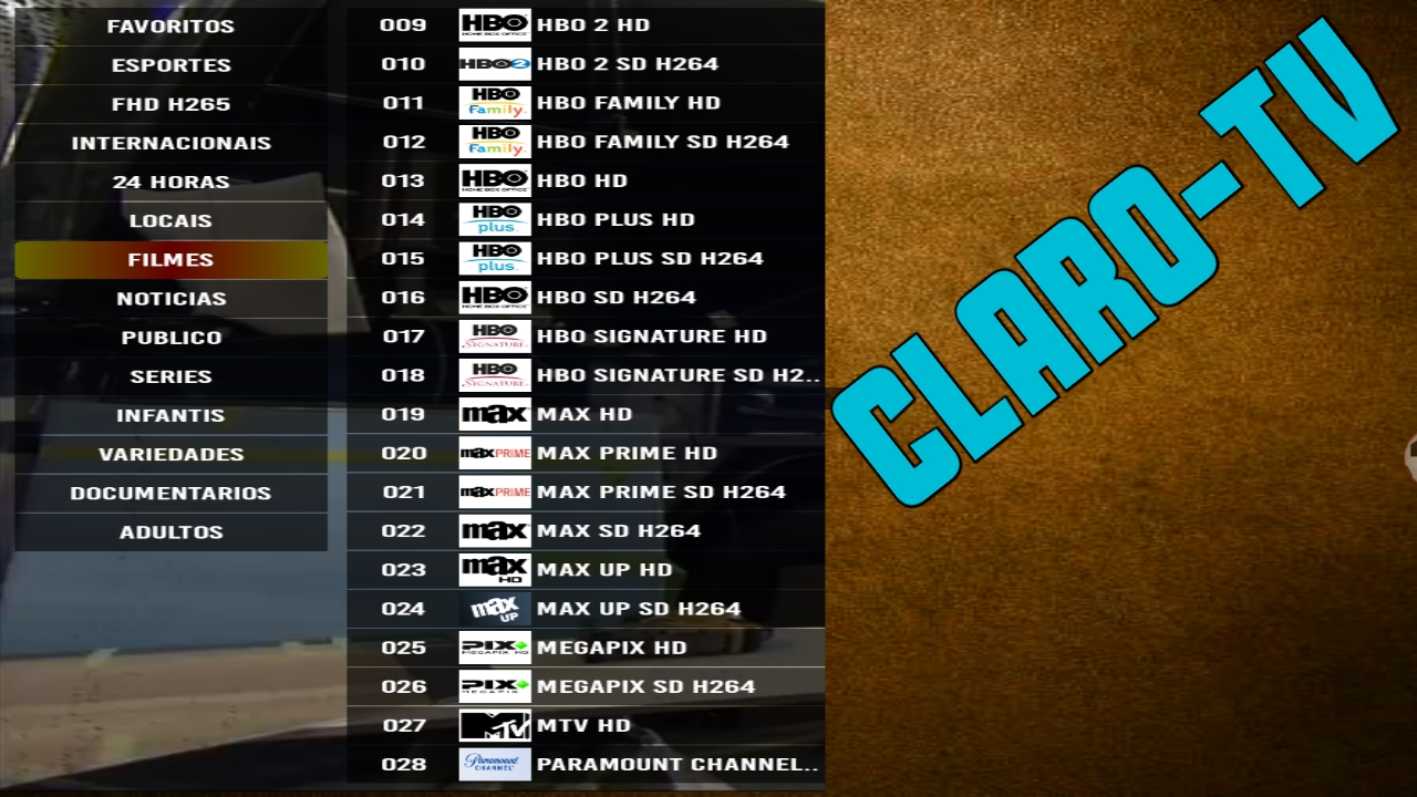 شاهد المئات من القنوات اللاتينية والامريكية والافلام العالمية مجانا/Claro-tv