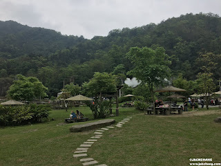 Yilan Attractions | Qingshui Geothermal Park, free hot spring foot bath, fun bamboo basket cooking, there will be a bathing area in the future