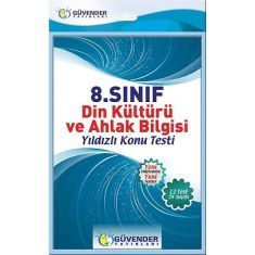 Güvender 8.Sınıf Din Kültürü ve Ahlak Bilgisi Yıldızlı Konu Testi Güvender 8.Sınıf Din Kültürü ve Ahlak Bilgisi Yıldızlı Konu Testi