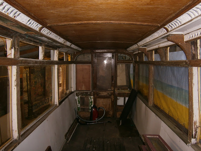 Inside a Hastings tram.