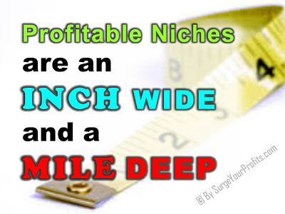Quotes about Profitable Niches - By SurgeYourProfits.com