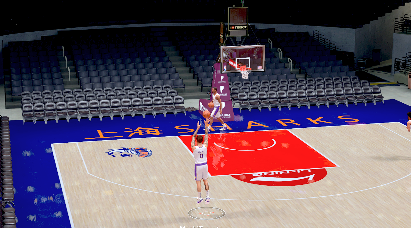 NBA 2K21 Shanghai Sharks Floor Mod by LufVsTheWRLD