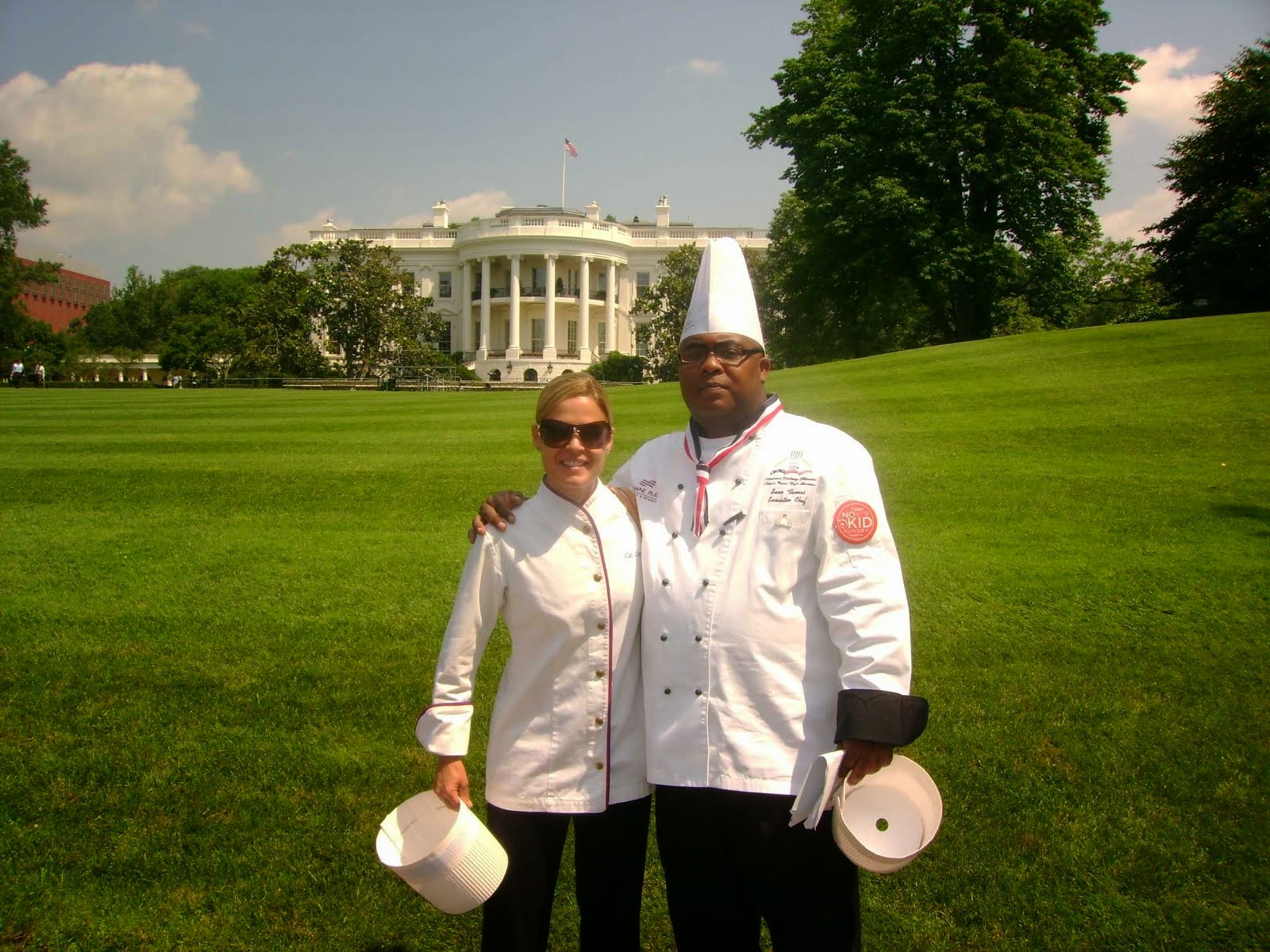 At The White House with Chef Cat Cora