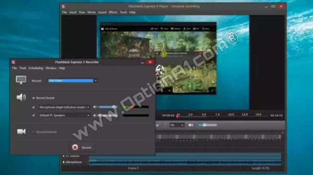 FlashBack Express تحميل برنامج FlashBack Express لتسجيل شاشة الكمبيوتر فيديو