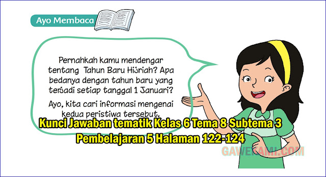 Materi dan Kunci Jawaban Tematik Kelas 6 Tema 8 Subtema 3