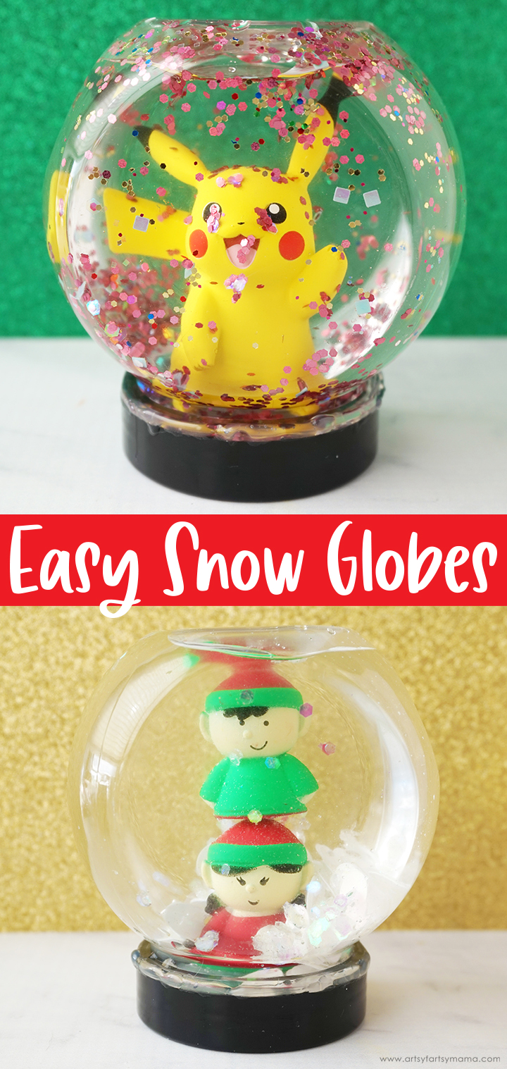 Easy Mini Snow Globes